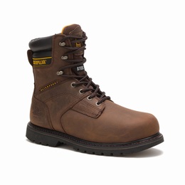 Caterpillar Salvo Steel Toe Thinsulate Work Férfi Téli Bakancs Sötét Barna, HU-W062